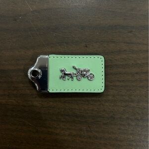 Coach pistachio hangtag